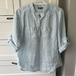 Teenflo Blouse Size 2 (100% Linen)